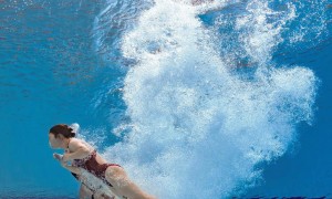 全运会跳水女子双人3米跳板-广东队组合陈艺文/林珊夺冠