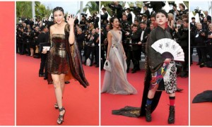 戛纳来了!周杰伦低调看昆凌走红毯,高贵妃丫鬟蹭红毯硬赖着不走